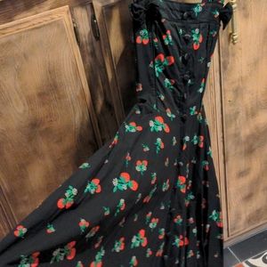 Hell Bunny Vixen fit n flare Modcloth dress L